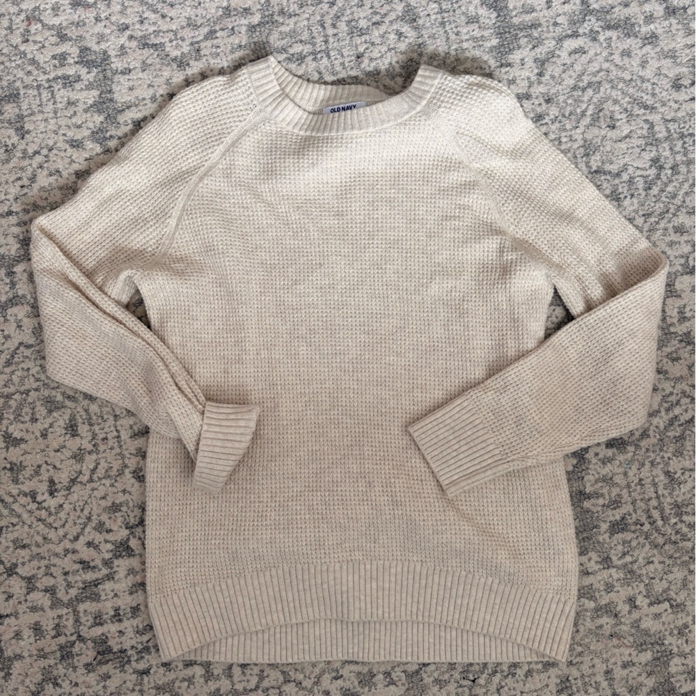 Old Navy Women's Beige Turtleneck Sweater
